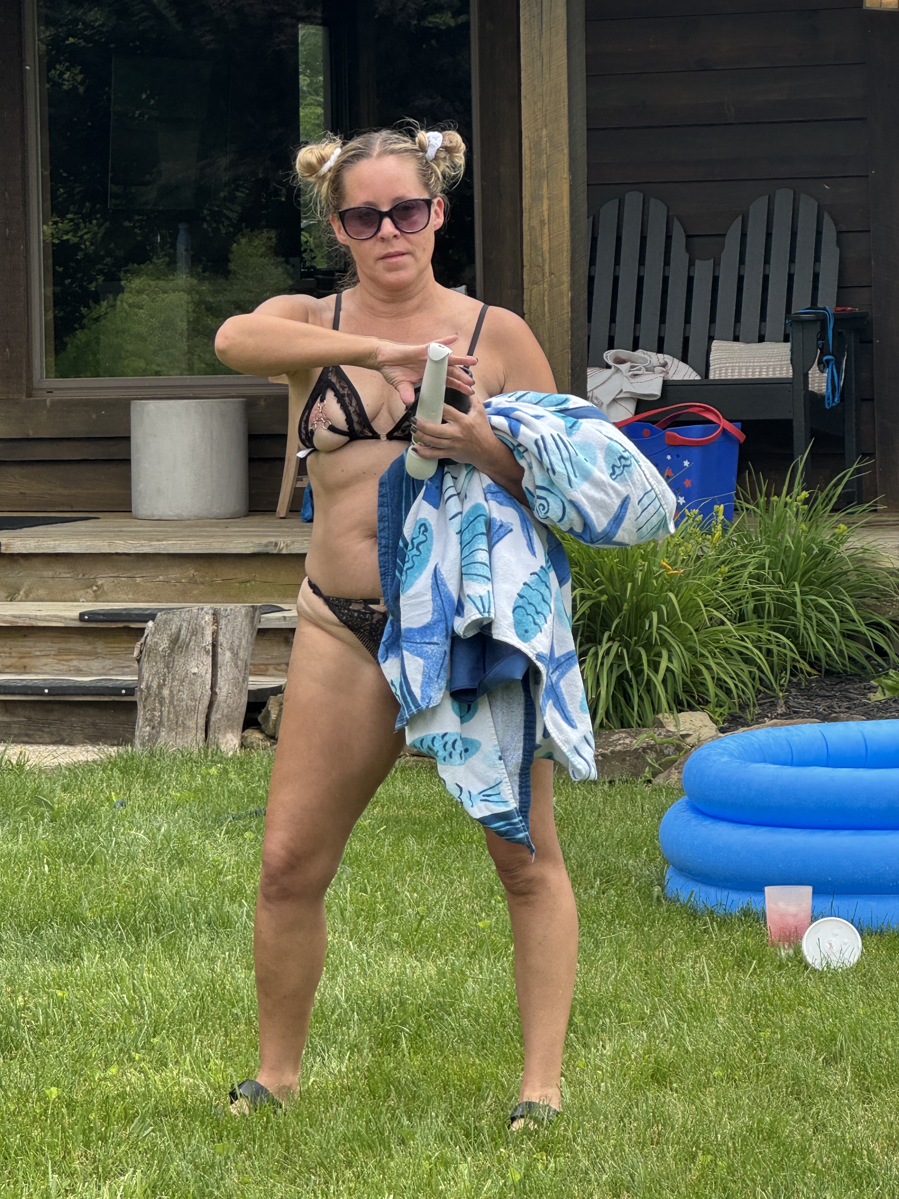 Fun with my wife outdoors nude edition — 43