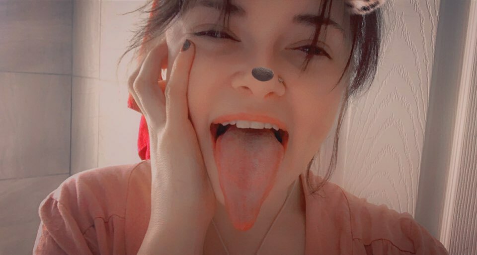 Young Milf with long tongue shows you where to cum — 34