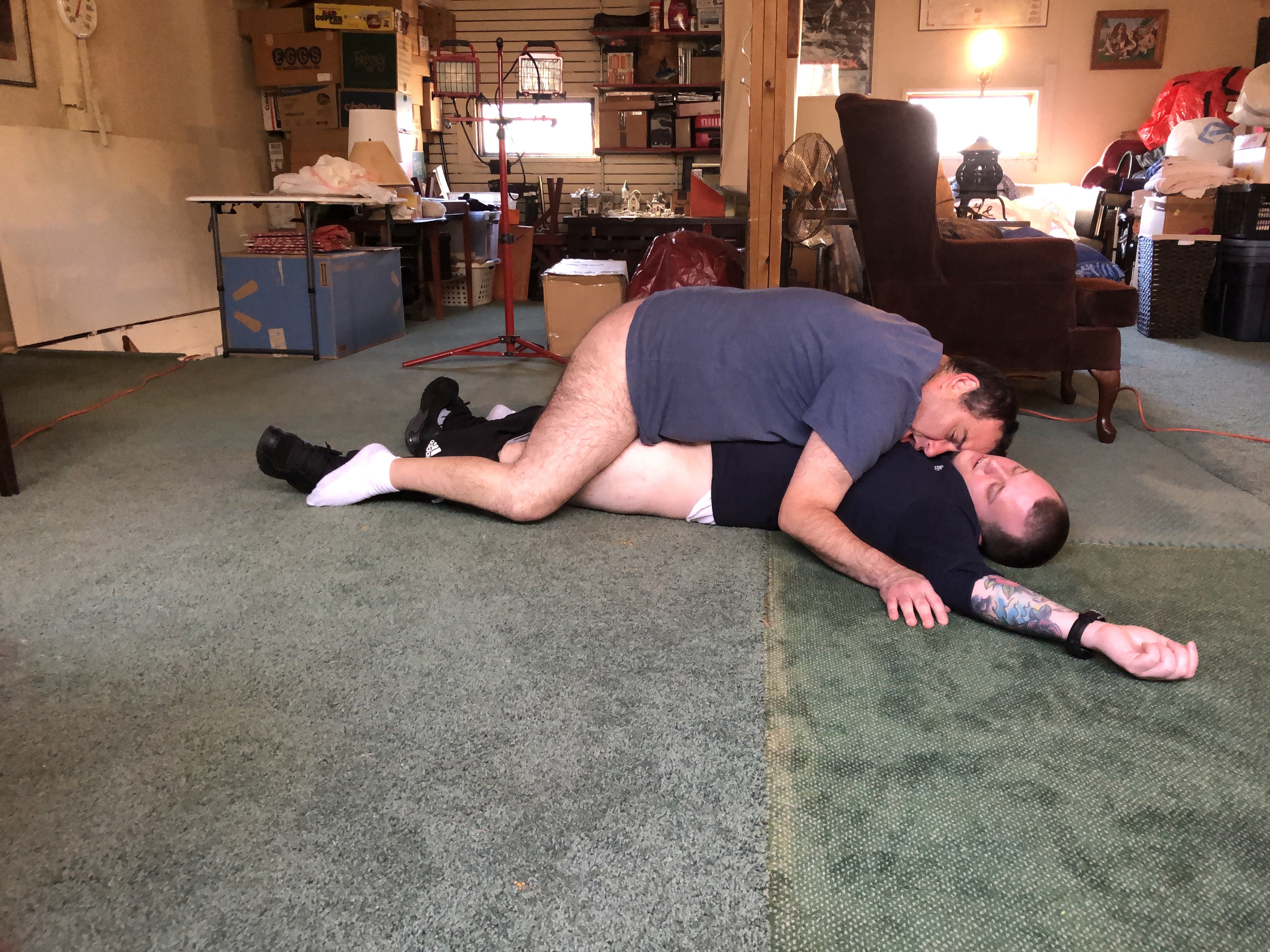 Me and one of my boys playing dead together — 6