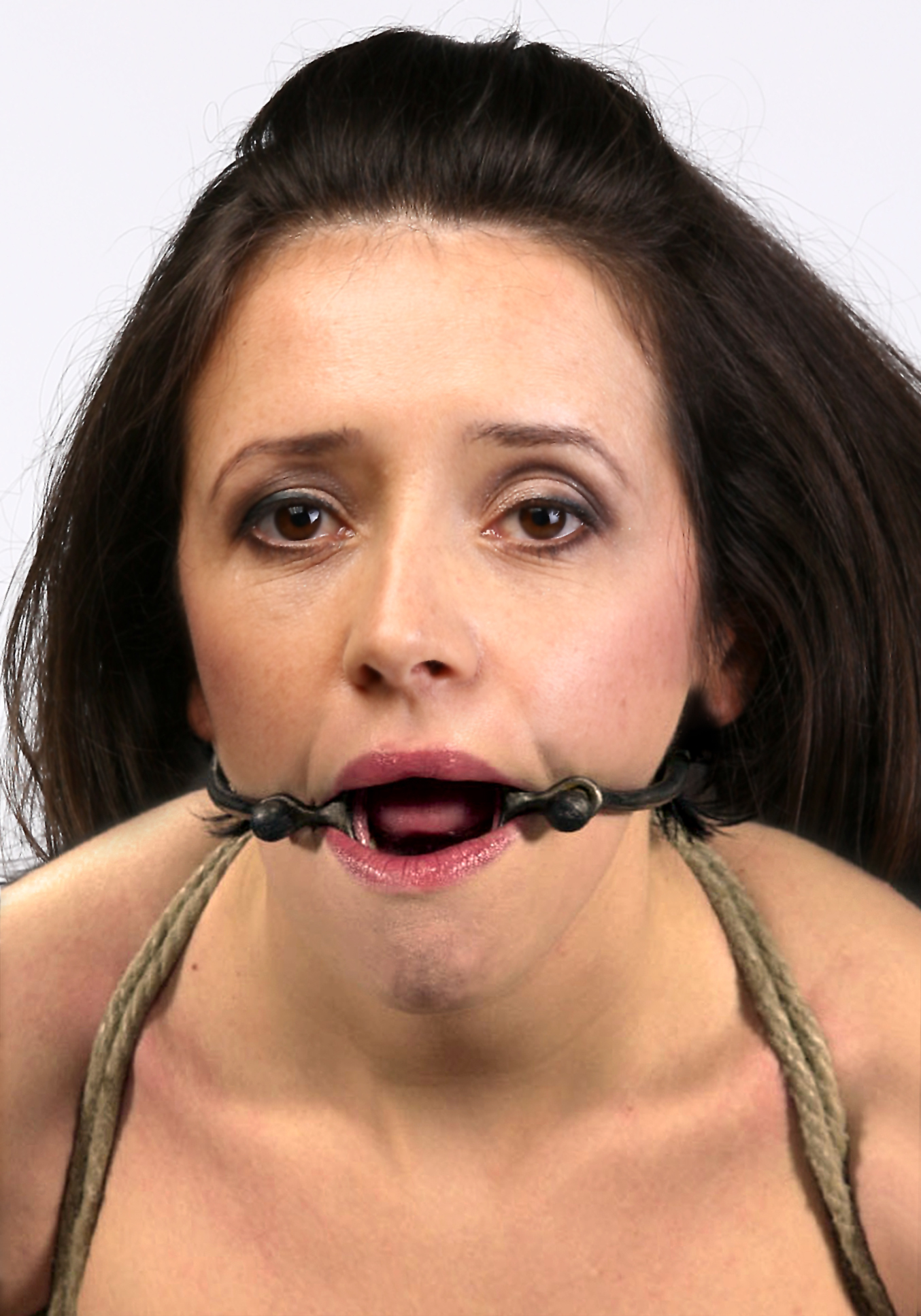 Brunette bondage slut — 5