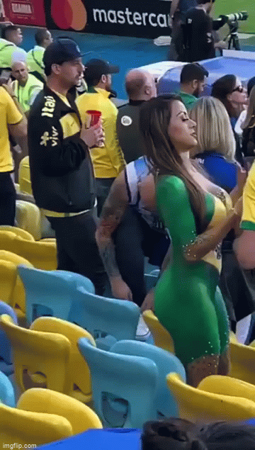 Naked Brazilian Fan — 5